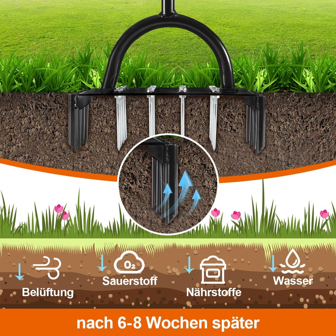 Lawn aerator aerifier verticutter for compacted soils | Kalsten