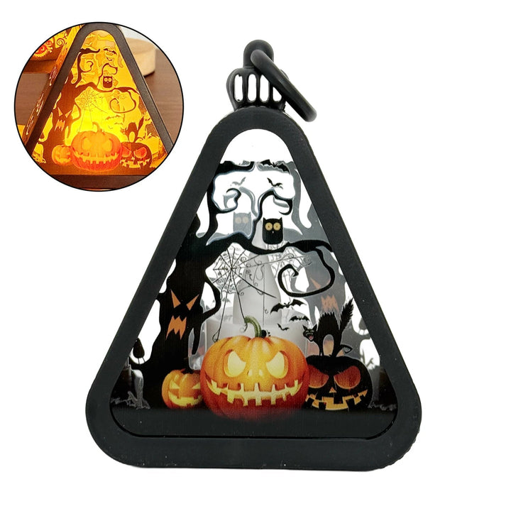 Halloween Decor Triangle Table Lamp | Kalsten