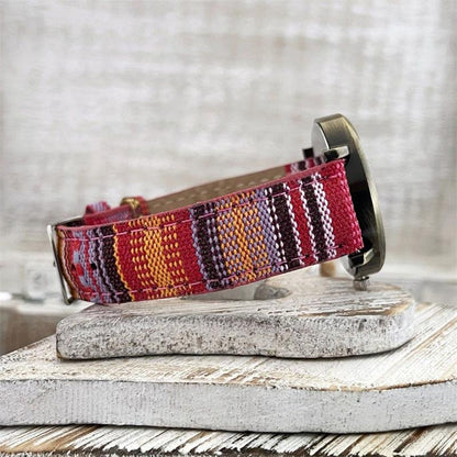 Watches with multicolored rainbow pattern