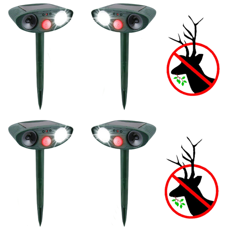 Kalsten | Solar-Powered Ultrasonic Deer Repeller - Effective Deer Deterrent for Gardens & Yards in 48 Hours