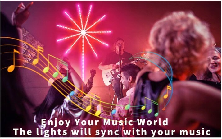 Led Magic Color Bluetooth Voice-activated Music Ambience Light | Kalsten