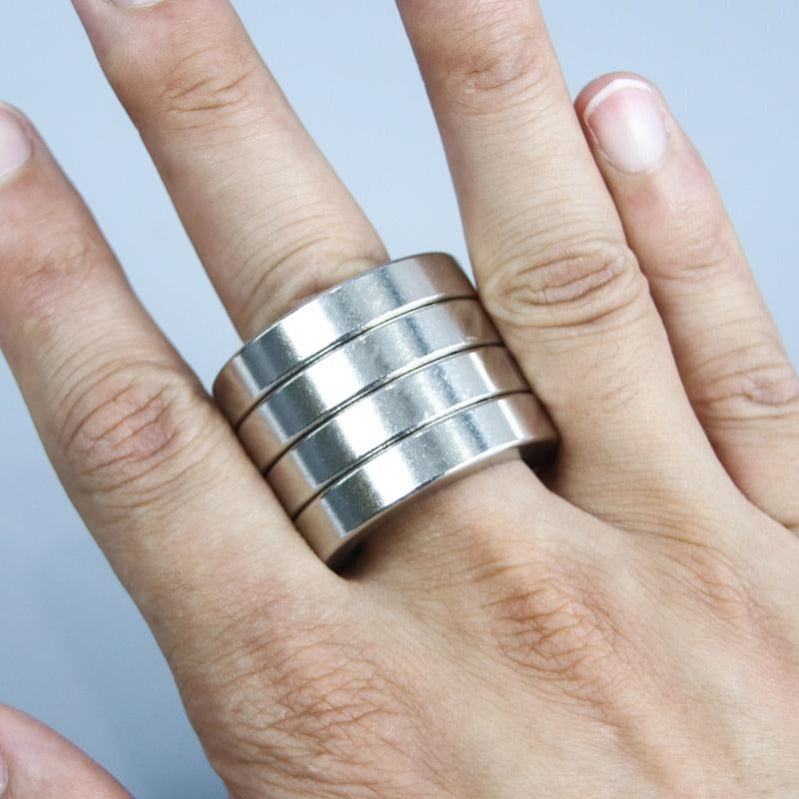 Noxord | Foldable Four-Ring Titanium Steel Fidget Toy