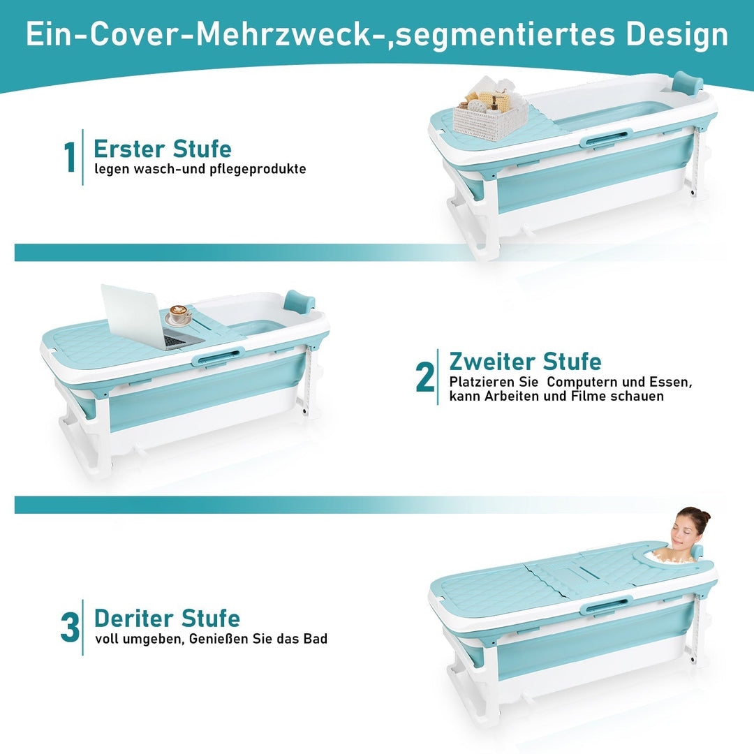 Foldable Bathtub with Cover | Kalsten