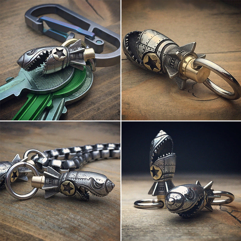 Kalsten | Piston Art Skull Keychain