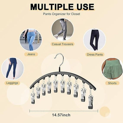 Leggings Organizer Hanger with Rubber Clips | Karnz