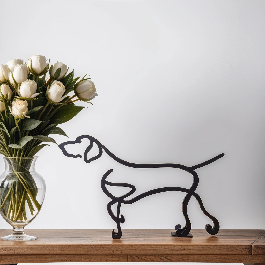 Kalsten | Artipaws Abstract Dog Sculpture | Modern Design | High-Quality Art Figure | For Shelf & Table