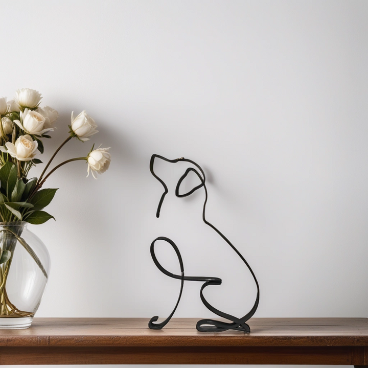 Kalsten | Artipaws Abstract Dog Sculpture | Modern Design | High-Quality Art Figure | For Shelf & Table