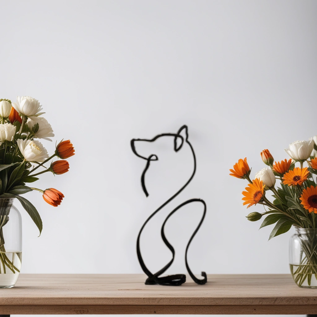 Kalsten | Artipaws Abstract Dog Sculpture | Modern Design | High-Quality Art Figure | For Shelf & Table