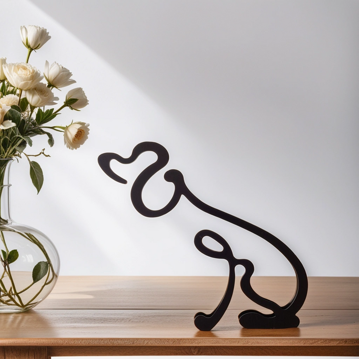 Kalsten | Artipaws Abstract Dog Sculpture | Modern Design | High-Quality Art Figure | For Shelf & Table