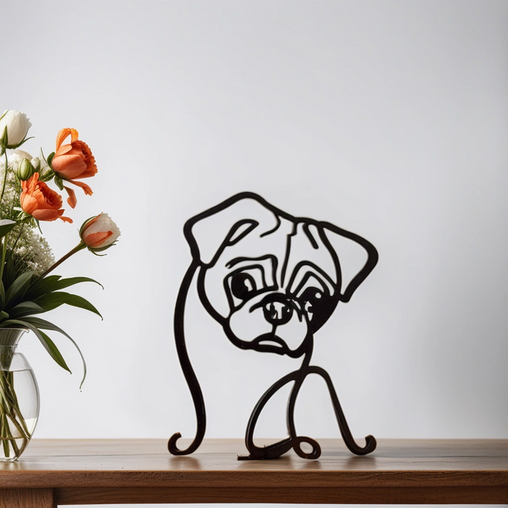 Kalsten | Artipaws Abstract Dog Sculpture | Modern Design | High-Quality Art Figure | For Shelf & Table