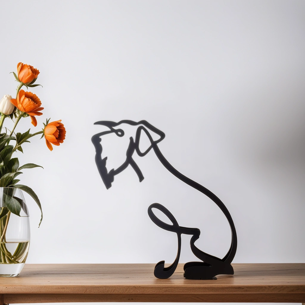 Kalsten | Artipaws Abstract Dog Sculpture | Modern Design | High-Quality Art Figure | For Shelf & Table