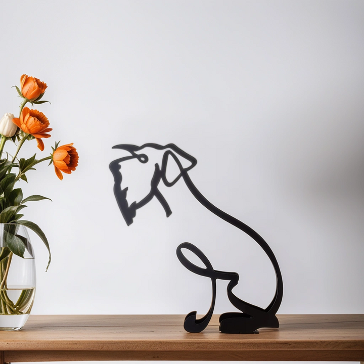 Kalsten | Artipaws Abstract Dog Sculpture | Modern Design | High-Quality Art Figure | For Shelf & Table