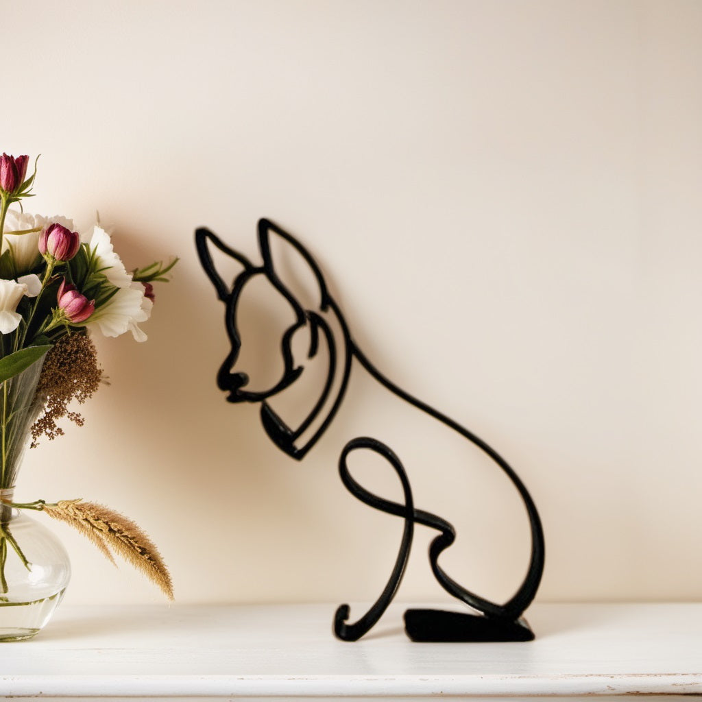 Kalsten | Artipaws Abstract Dog Sculpture | Modern Design | High-Quality Art Figure | For Shelf & Table
