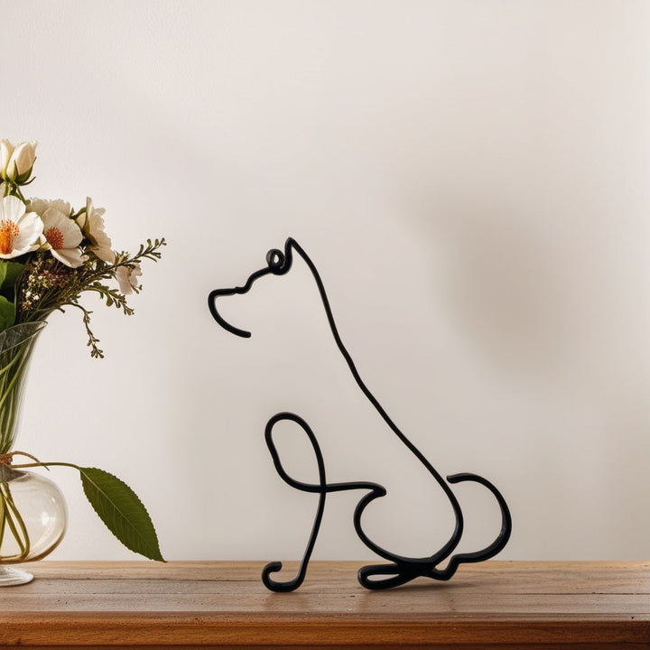 Kalsten | Artipaws Abstract Dog Sculpture | Modern Design | High-Quality Art Figure | For Shelf & Table