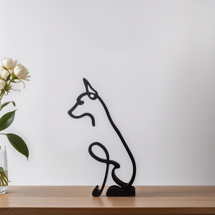 Kalsten | Artipaws Abstract Dog Sculpture | Modern Design | High-Quality Art Figure | For Shelf & Table
