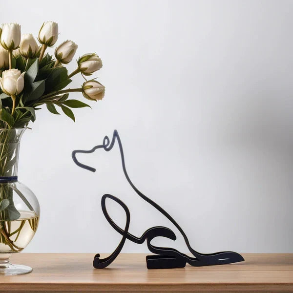 Kalsten | Artipaws Abstract Dog Sculpture | Modern Design | High-Quality Art Figure | For Shelf & Table
