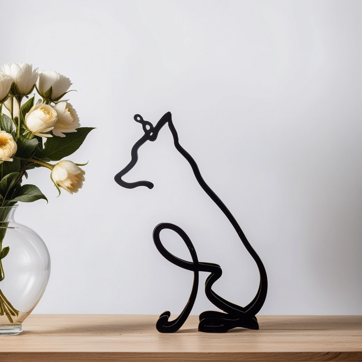 Kalsten | Artipaws Abstract Dog Sculpture | Modern Design | High-Quality Art Figure | For Shelf & Table