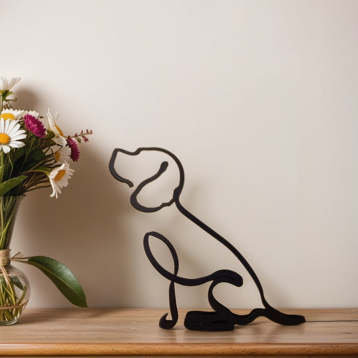 Kalsten | Artipaws Abstract Dog Sculpture | Modern Design | High-Quality Art Figure | For Shelf & Table
