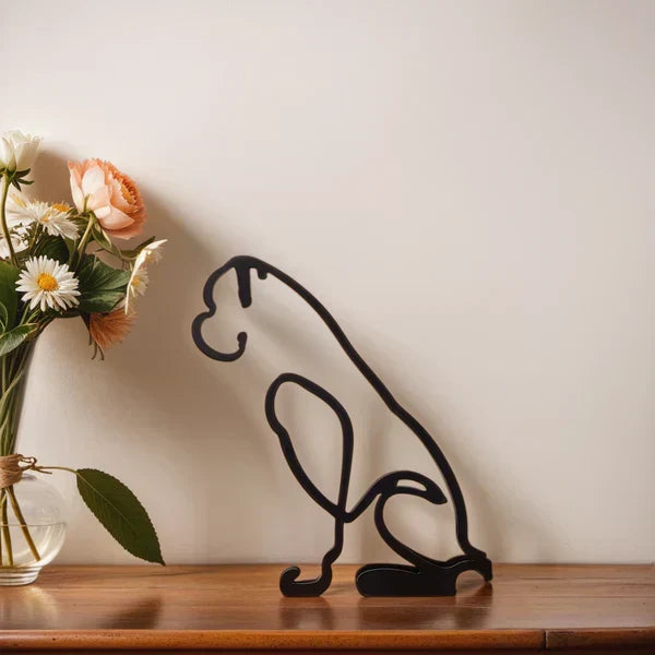 Kalsten | Artipaws Abstract Dog Sculpture | Modern Design | High-Quality Art Figure | For Shelf & Table