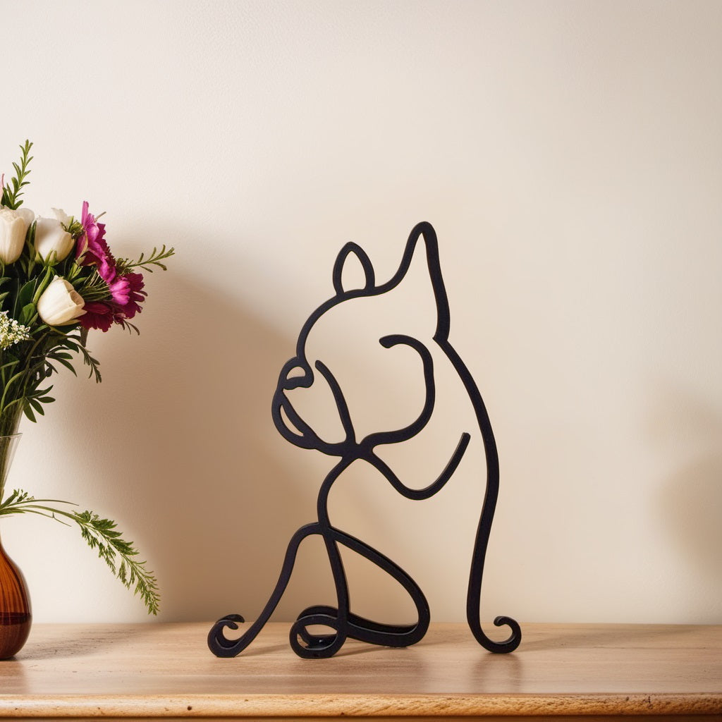 Kalsten | Artipaws Abstract Dog Sculpture | Modern Design | High-Quality Art Figure | For Shelf & Table