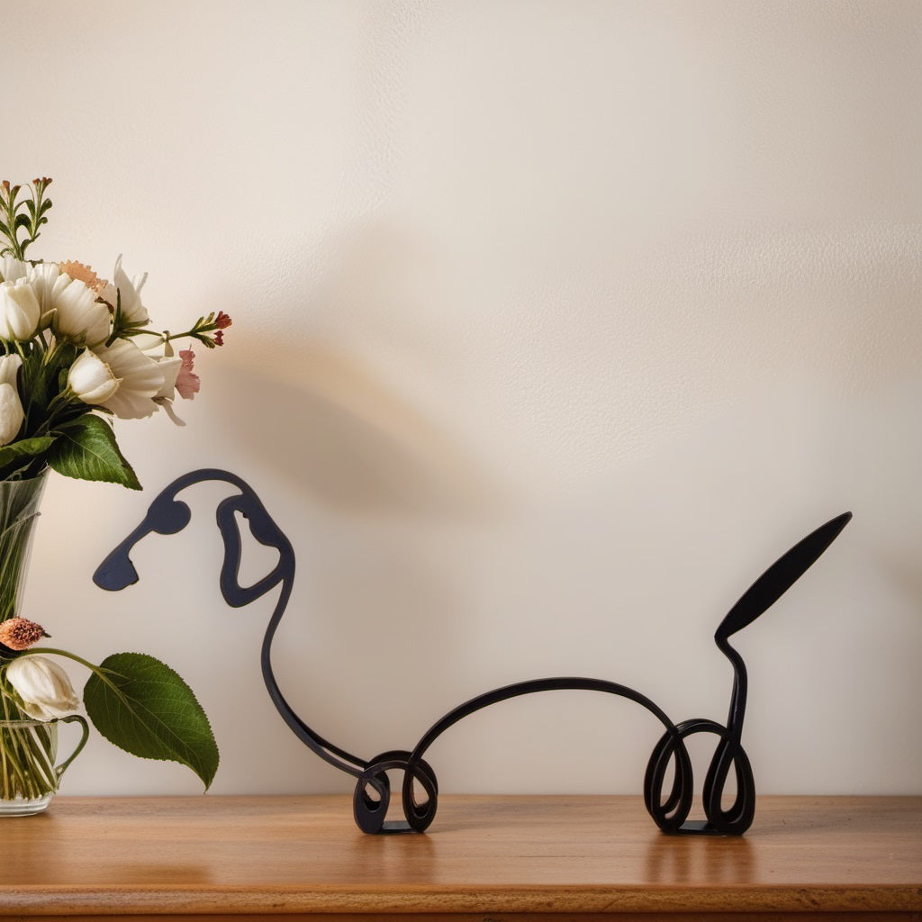 Kalsten | Artipaws Abstract Dog Sculpture | Modern Design | High-Quality Art Figure | For Shelf & Table