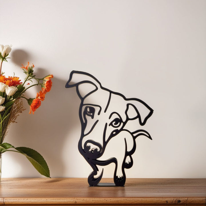 Kalsten | Artipaws Abstract Dog Sculpture | Modern Design | High-Quality Art Figure | For Shelf & Table