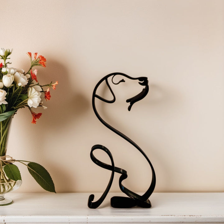 Kalsten | Artipaws Abstract Dog Sculpture | Modern Design | High-Quality Art Figure | For Shelf & Table