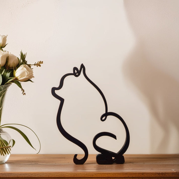 Kalsten | Artipaws Abstract Dog Sculpture | Modern Design | High-Quality Art Figure | For Shelf & Table