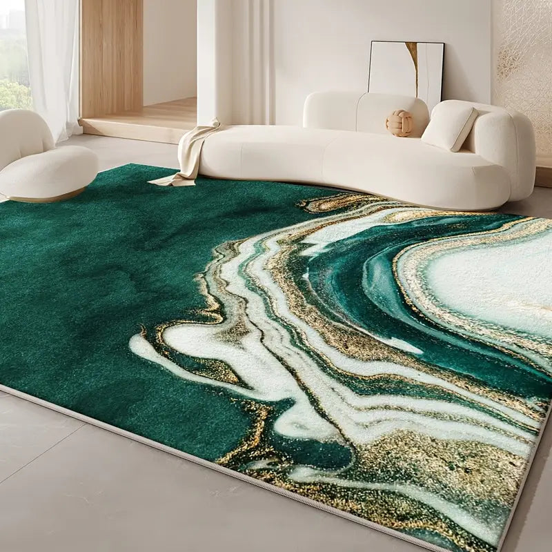 Modern Abstract Marble Area Rug Kalsten