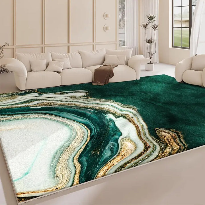 Modern Abstract Marble Area Rug Kalsten
