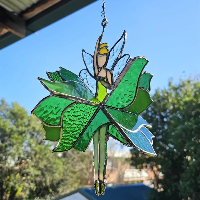 Kalsten | Dancing Lady Stained Spinner [Height of 9.8 inches]