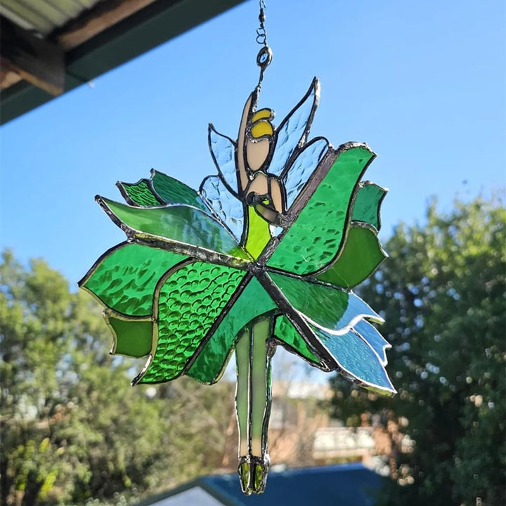 Kalsten | Dancing Lady Stained Spinner [Height of 9.8 inches]