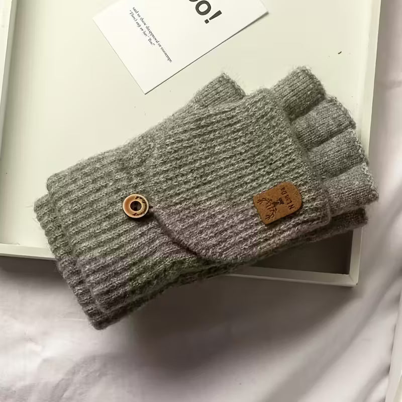 Kalsten | Men's WinterPro Fingerless Gloves – Thick, Warm and Comfortable