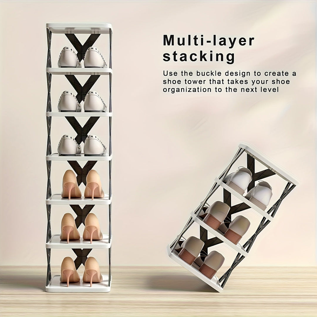 Narrow Shoe Rack Tower | Kalsten