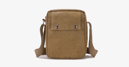 Stylish men's canvas shoulder bag