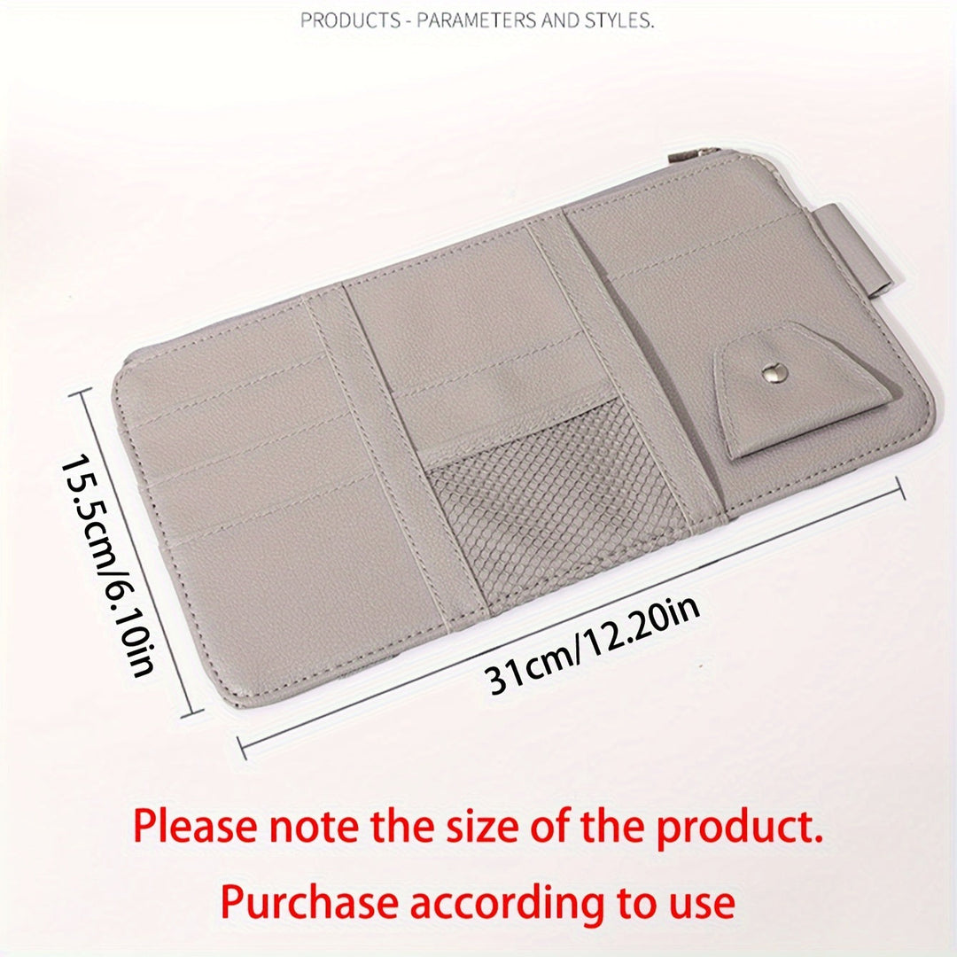 Sunscreen Organizer Car made of PU Leather | Kalsten