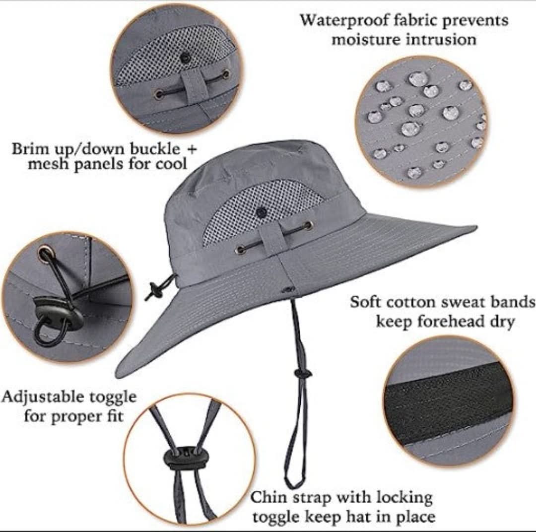 Solar Fan Fisherman's Hat - Solar Energy & USB Charging | Kalsten
