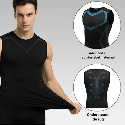 Skanto | Skanto KrachtVorm Men's Compression Vest – Invisible Posture Correction & Slimmer Look