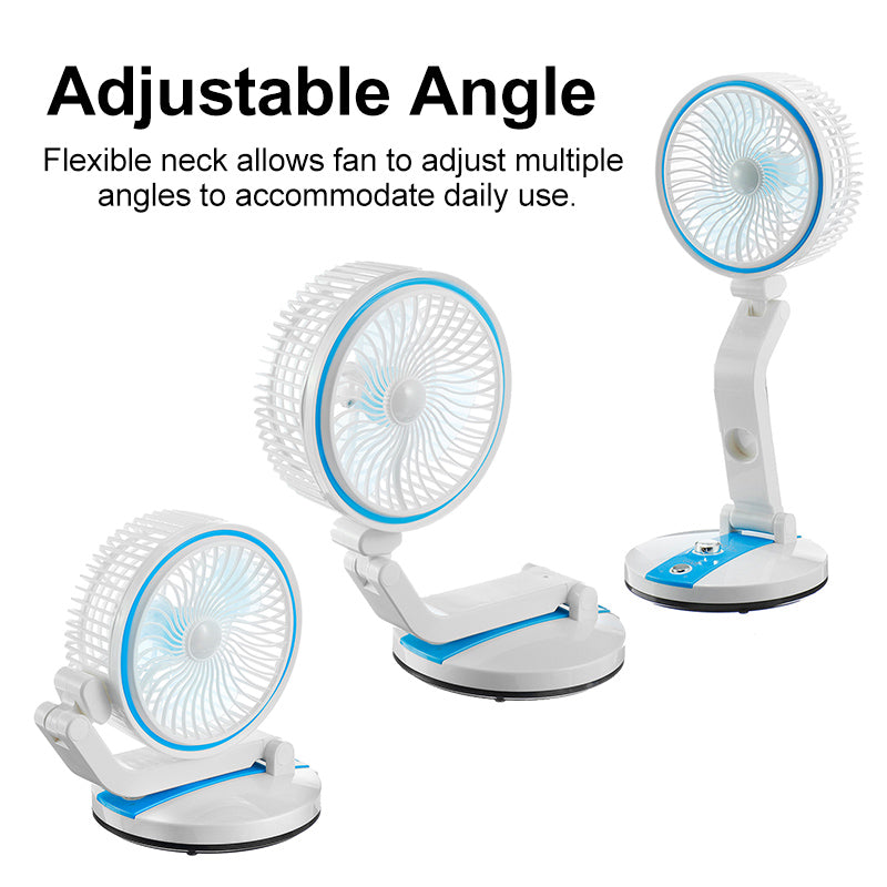 Rechargeable Adjustable Angle Flexible Fan | Kalsten