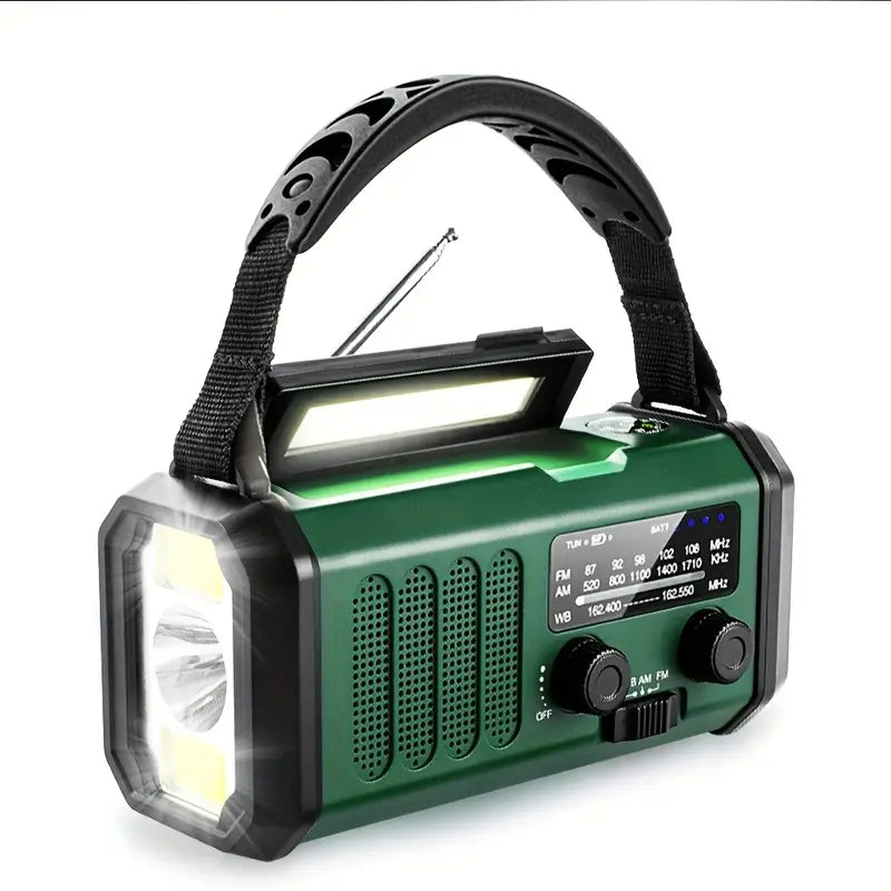 Solar Emergency Radio with Power Bank