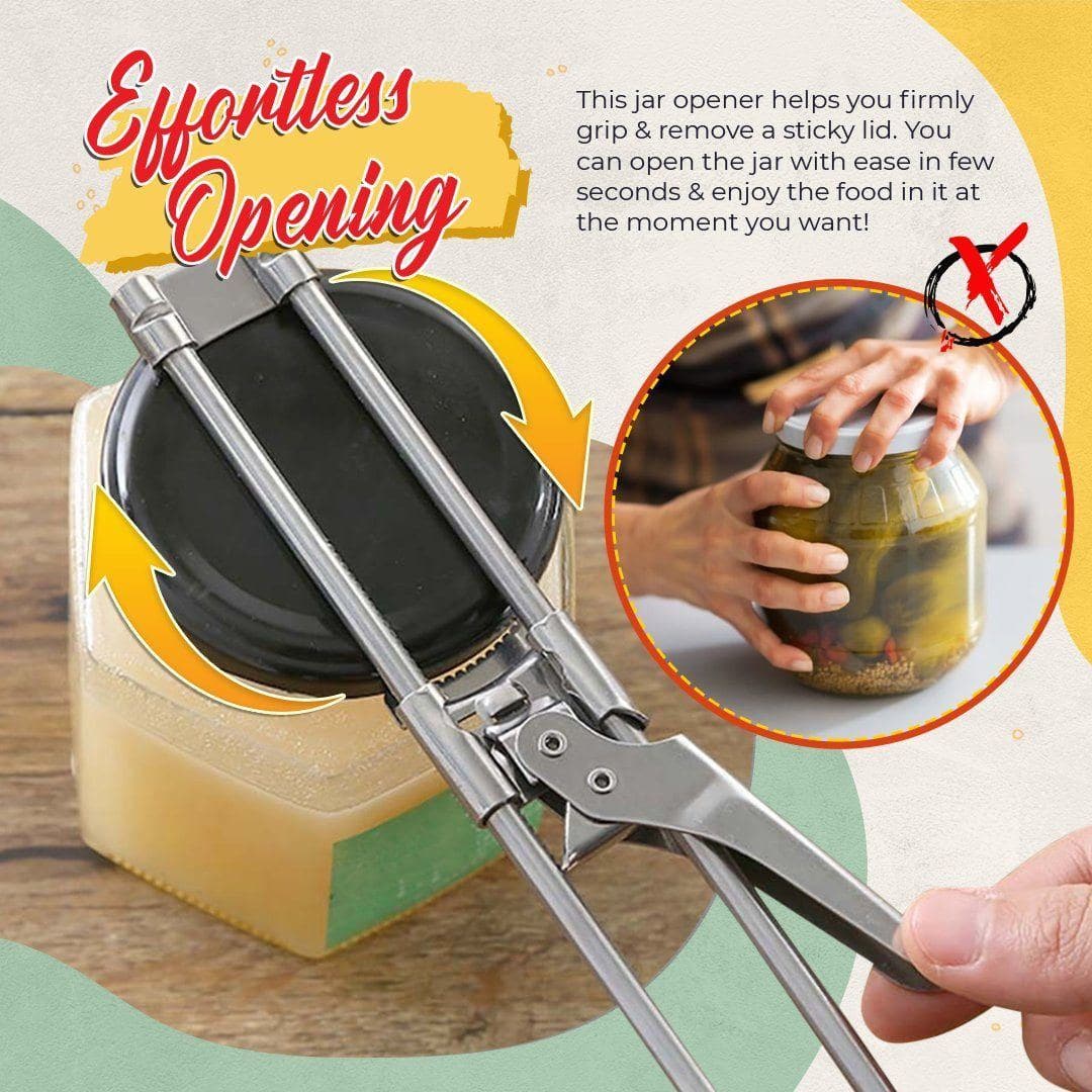 Adjustable bottle and jar opener | Kalsten