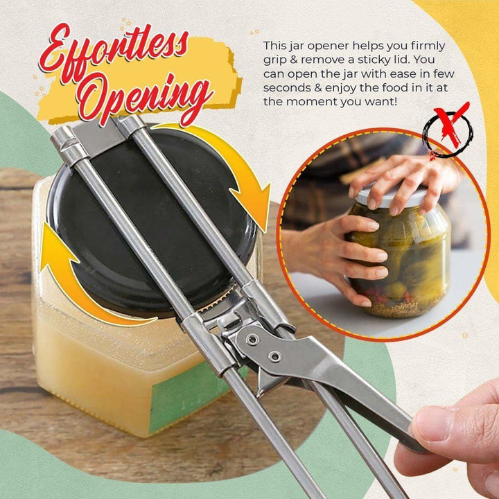 Adjustable bottle and jar opener | Kalsten