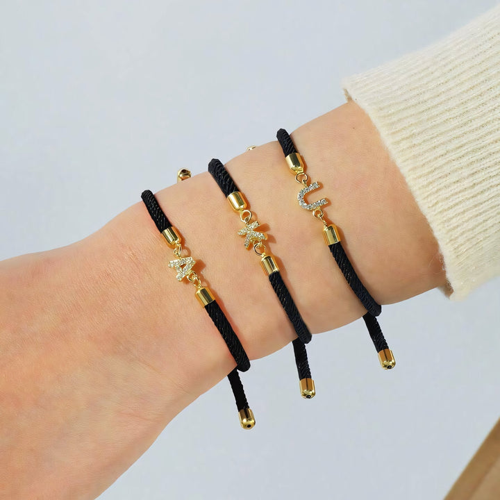 Kalsten | Adjustable Letter Initial Bracelets