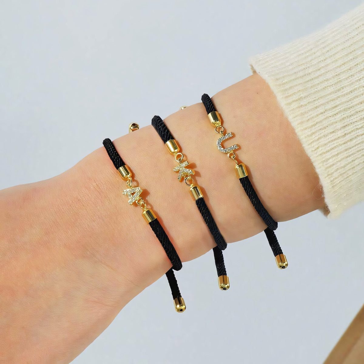 Brehn | Adjustable Letter Bracelets