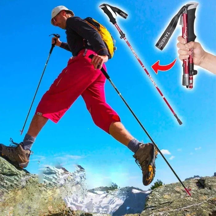 BowLift | Adjustable Trekking Poles - Folding Telescopic Rod