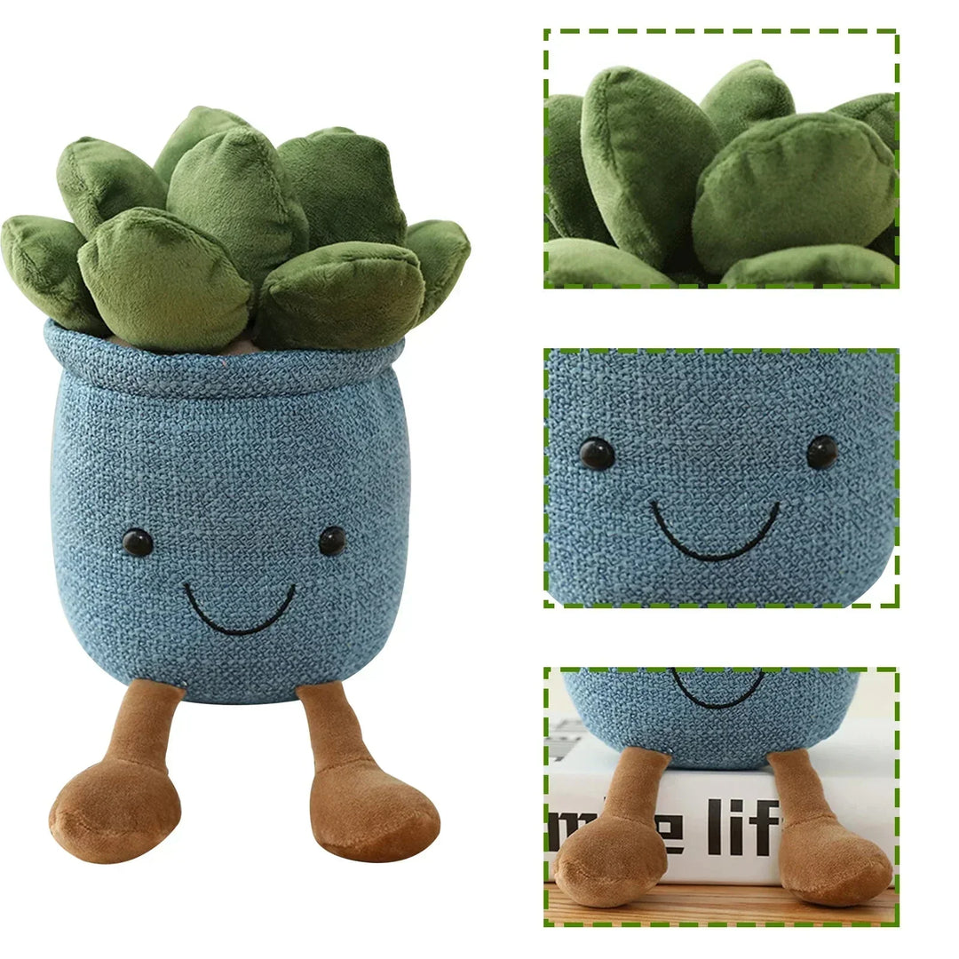 Kalsten | Adorable Succulent Plush Cushion: Soft, Cuddly Plant Decoration