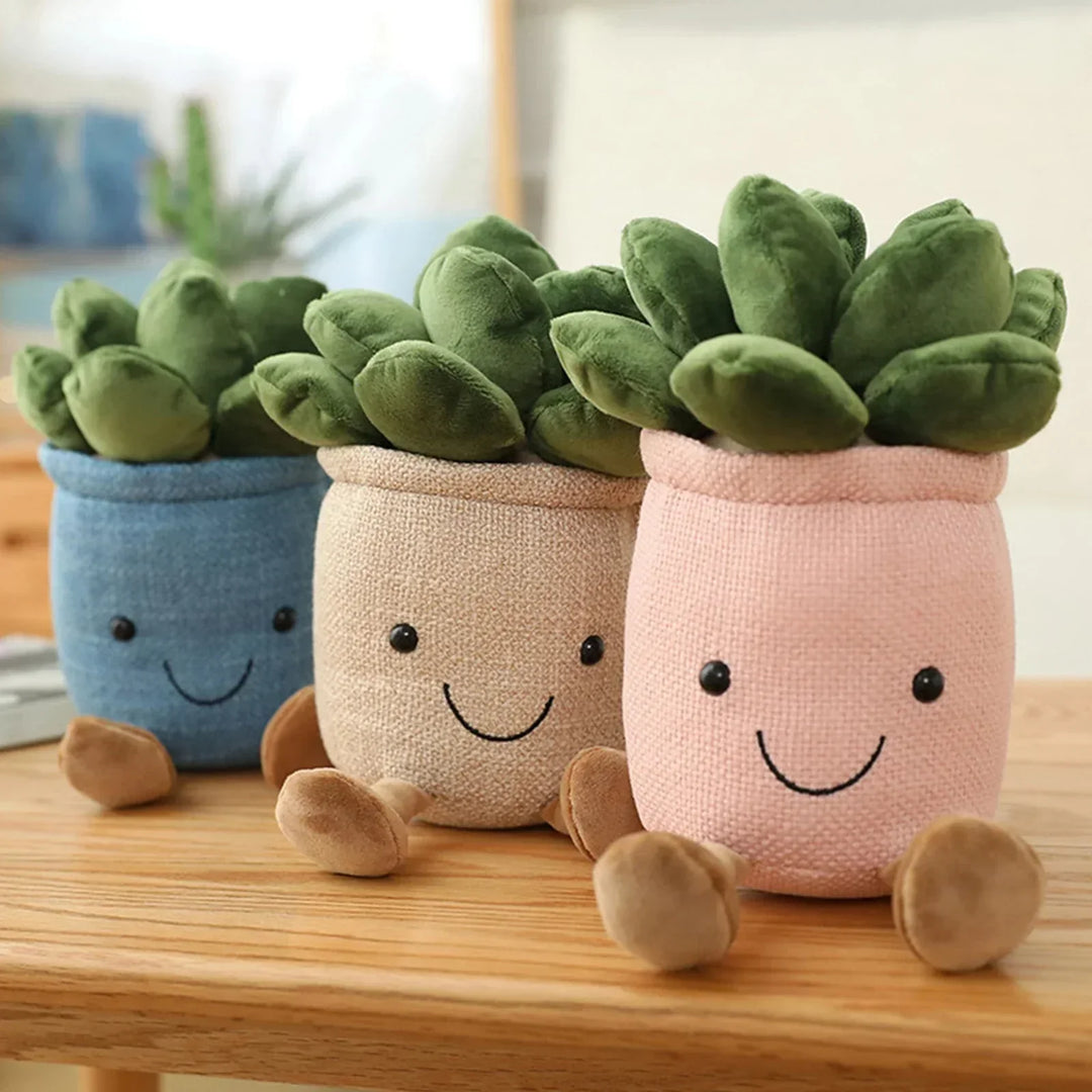 Kalsten | Adorable Succulent Plush Cushion: Soft, Cuddly Plant Decoration