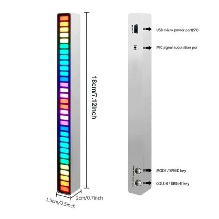 Wireless Sound-Controlled RGB Light Bar | Kalsten