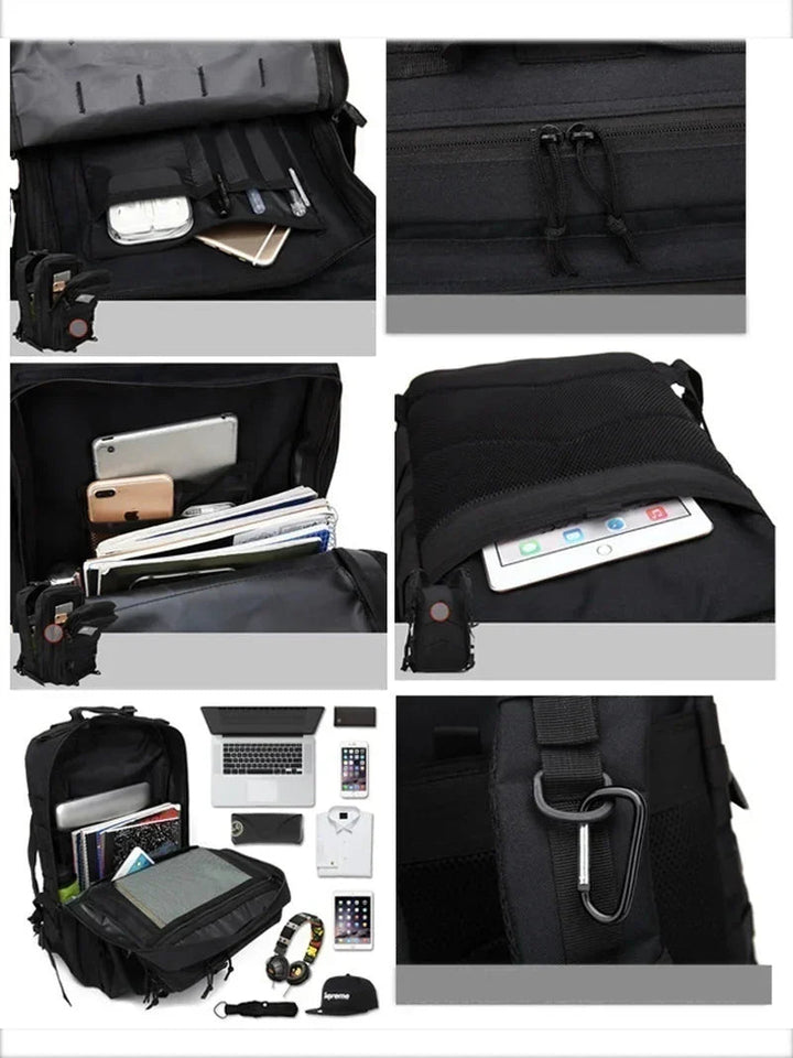 Kalsten | ADVENTUREPACK – Waterproof 50L Tactical Backpack for Travel & Outdoor Use