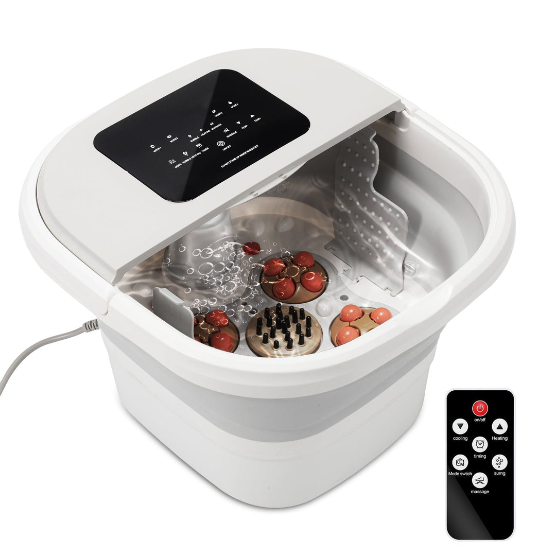 Electric foot massage device heating foldable | Kalsten